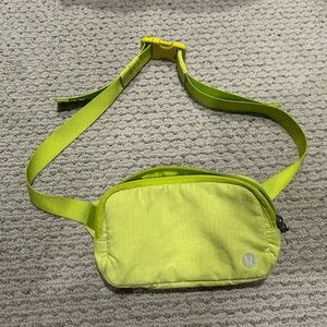 Lululemon Athletica Lime Green Mini Belt Bag